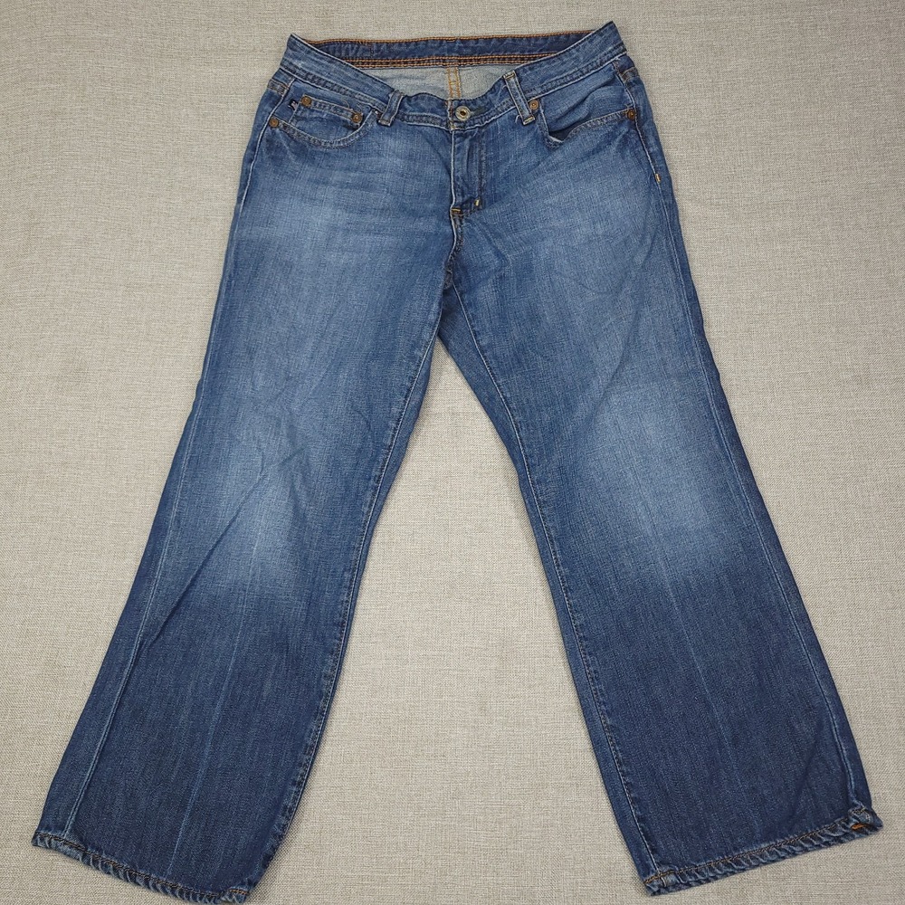 Polo Ralph Lauren Cropped Blue‎ Jeans Kelly Women's Size 6